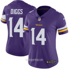 Stefon Diggs Minnesota Vikings Womens Authentic Purple Team Color Jersey Bestplayer